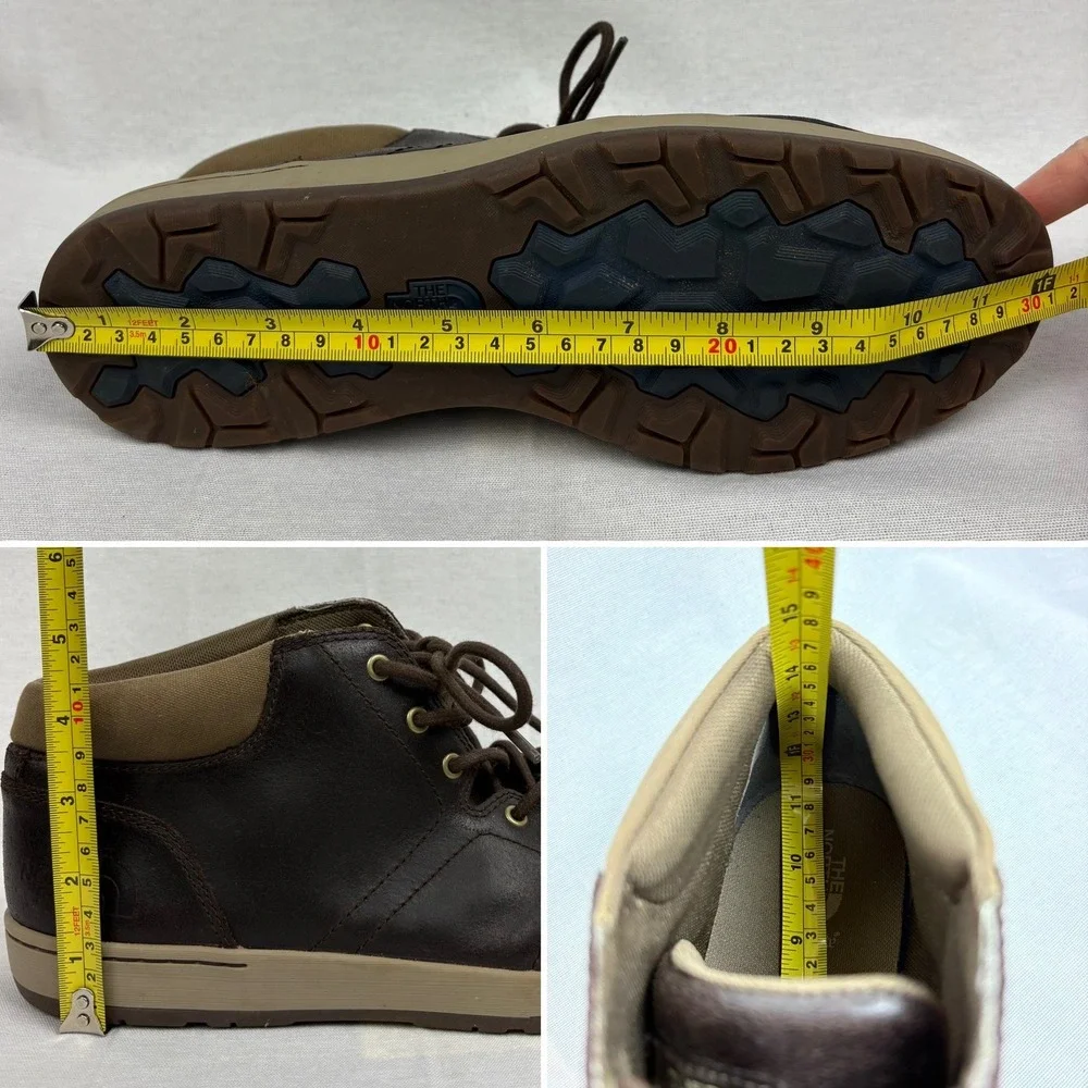 The North Face Ballard Evo Mens Chukka Boot Size‎ 11 Brown Lace Up Hiking Boot